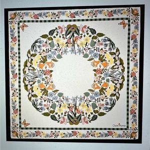 Claire Murray Springtime Fantasy Silk scarf